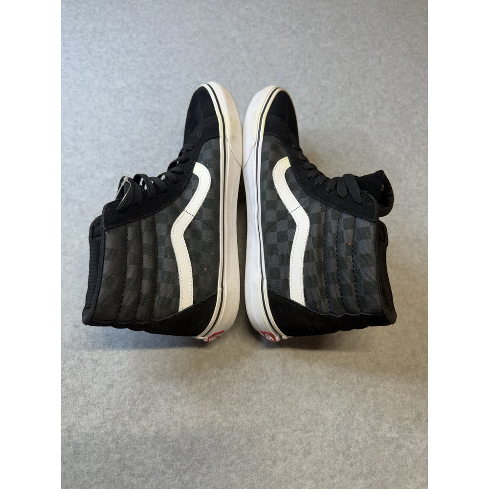 Vans Sk8-Hi Vansguard Checkerboard Black Charcoal Mens 11.5 High Top Sneakers - Picture 3 of 10